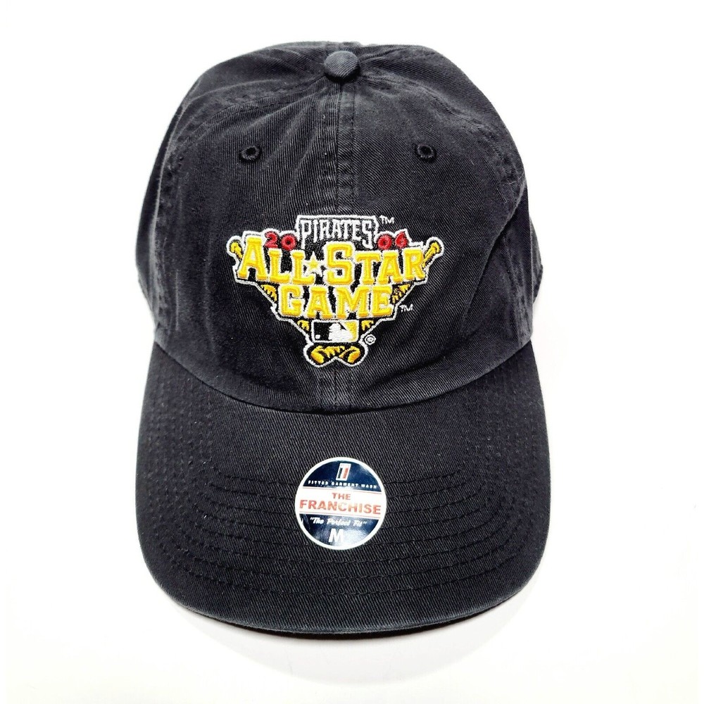 MLB Pittsburgh Pirates 2006 All Star Game Hat Adult Sz M Fitted Black NEW!